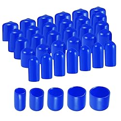 uxcell 100pcs Round Rubber End Caps Protective Caps