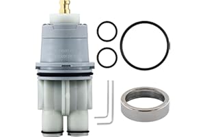 AHENBAL RP46074 Shower Cartridge, Compatible with Delta 13/14 Series Shower Faucet, Replacement Monitor MultiChoice Cartridge, Single Handle Universal Shower Cartridge Repair Assembly with RP22734 Bonnet Nut