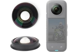 Replacement Lens for New Insta360 X4 Action Camera Lens Repair Part (Version 2 - with Rim)