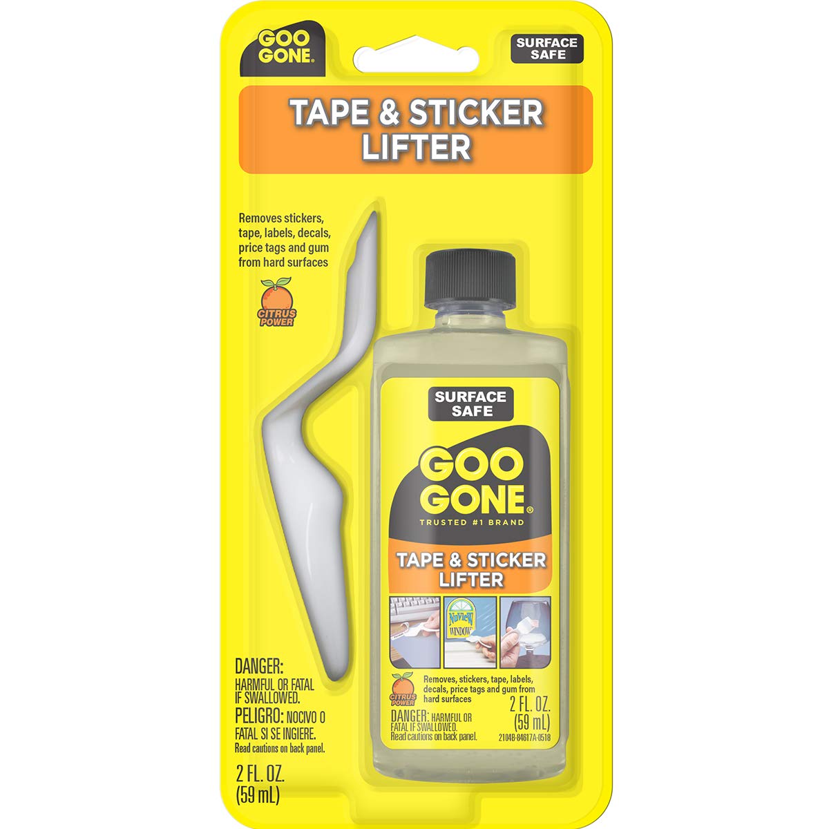 Photo 1 of 2 PACK- Goo Gone Sticker Lifter - Adhesive & Sticker Remover - 2 Ounce - Citrus Power Removes Stickers Tape Labels Decals Tags and Gum
