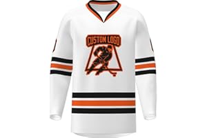 Custom Hockey Jersey Hockey Practice Jerseys Stitched/Printed Name Number,Personanlized Sports Uniform for Men/Youth/Women