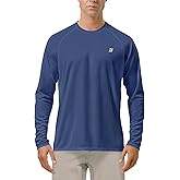 Roadbox Mens UPF 50+ UV Sun Protection Shirts Outdoor Long Sleeve SPF Rash Guard for Fishing Hiking Swimming Running