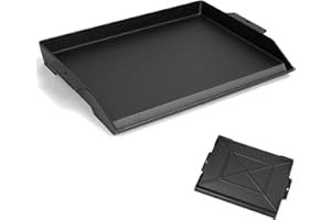 SearCook Universal Cast Iron Cooking Griddle 23" x 16", Nonstick cast Iron Griddle Flat Top for Camp Chef 16'' stoves, Grill 