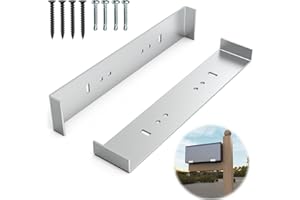 Fixirons Metal Mailbox Mounting Bracket Large for mailboxes with 11” Wide Floor