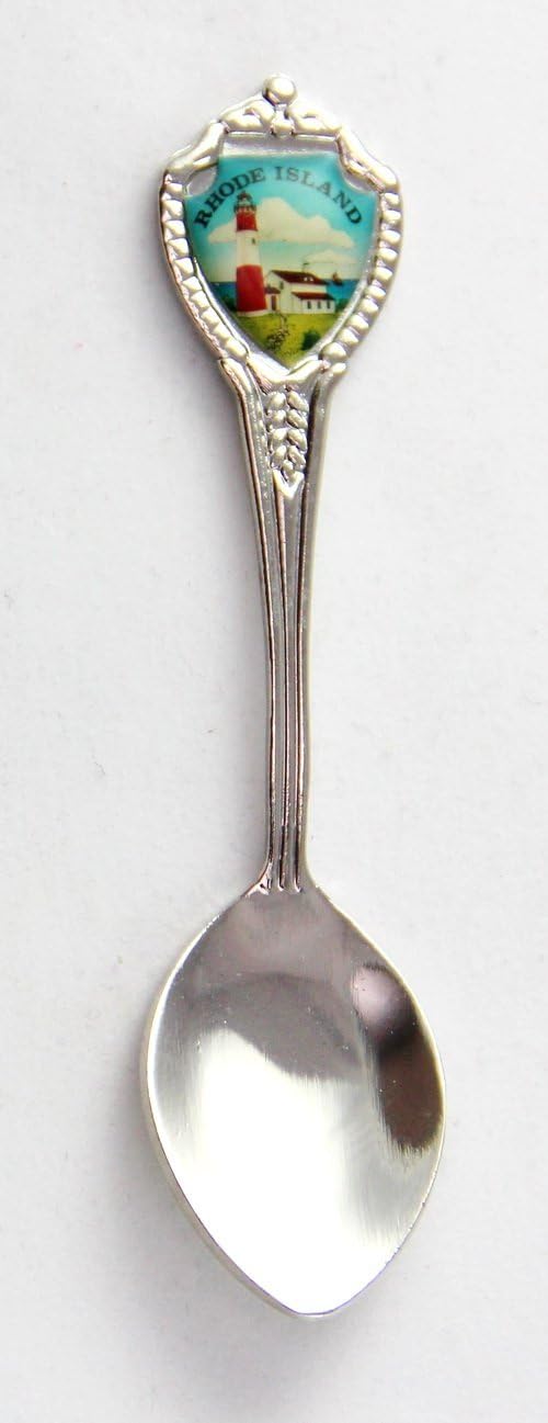 Rhode Island State Souvenir Collectible Mini Spoon 3" lpco