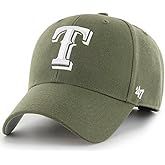 47 Brand MLB Sandalwood Team Color Primary Logo MVP Adjustable Structure Baseball Cap Hat, Adult One Size Fits All