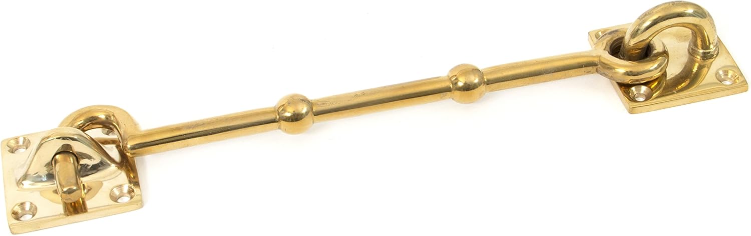 From The Anvil 83549 3-inch Polished Brass Cabin Hook, 3"