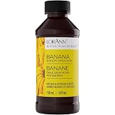 LorAnn Oils Banana Emulsion & Flavoring For Baking | Better Than Banana Extract For Cookies, Cakes, Drinks, Icing, Pasteries
