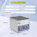 CGOLDENWALL 80-2 Centrifuge 4000rpm 12x20ml Tubes 2325xg Timer Lab Use view 5