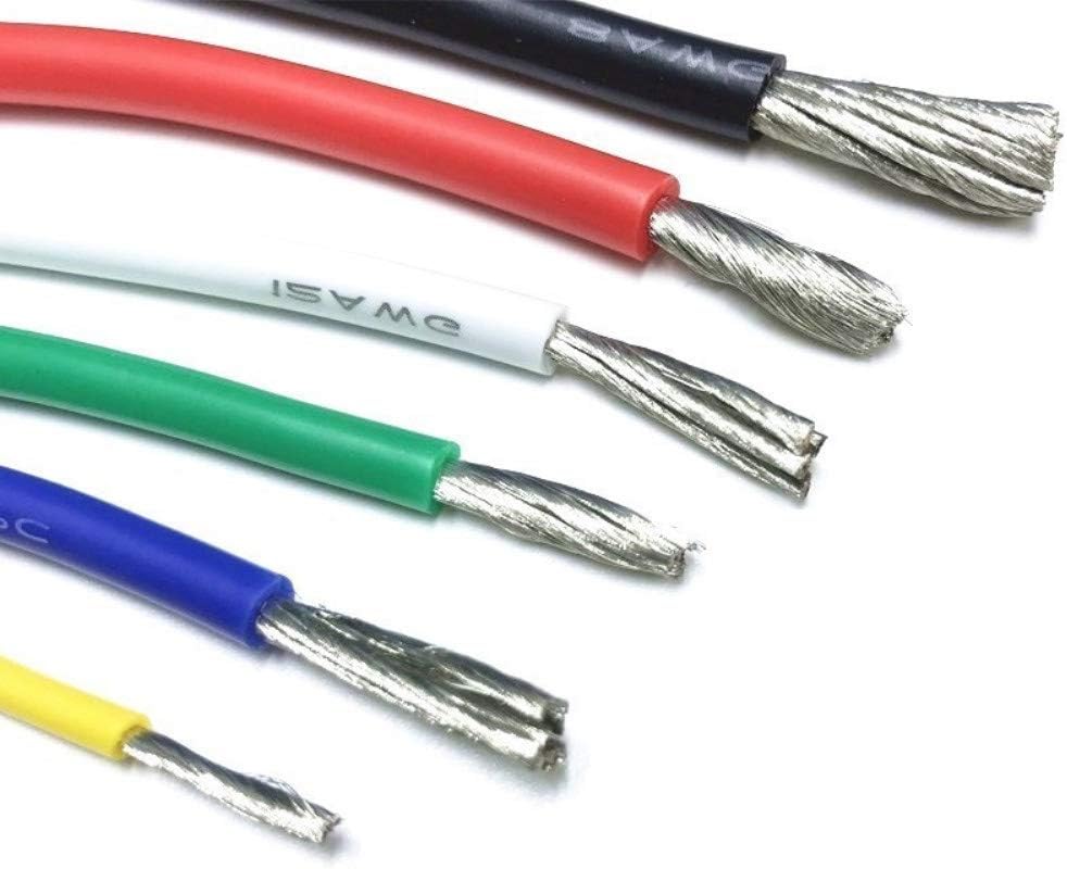 Heat-Resistant Cable Wire Soft Silicone Wire 12AWG 14AWG 16AWG 18AWG 20AWG 22AWG 24AWG 26AWG 28AWG 30AWG Heat-Resistant Silicone