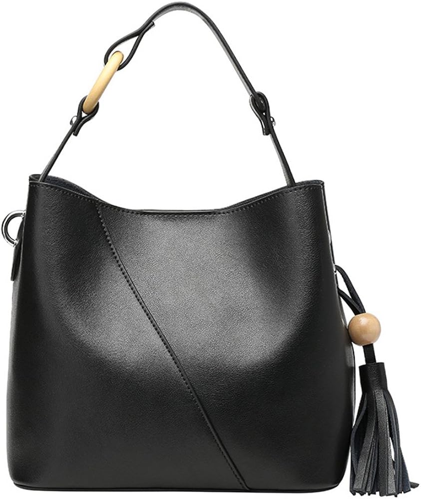 black leather designer purse