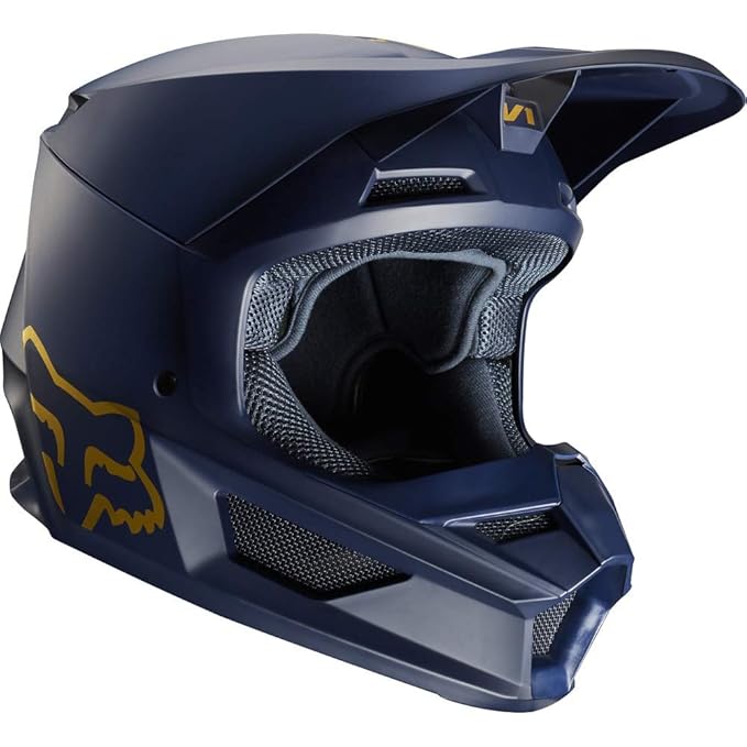 Fox Helmet V-1 Se Navy/Gold S