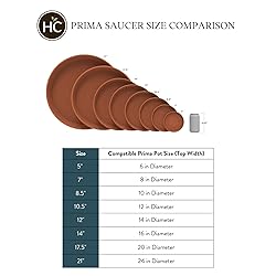 The HC Companies 12 Inch Round Prima Plastic Plant