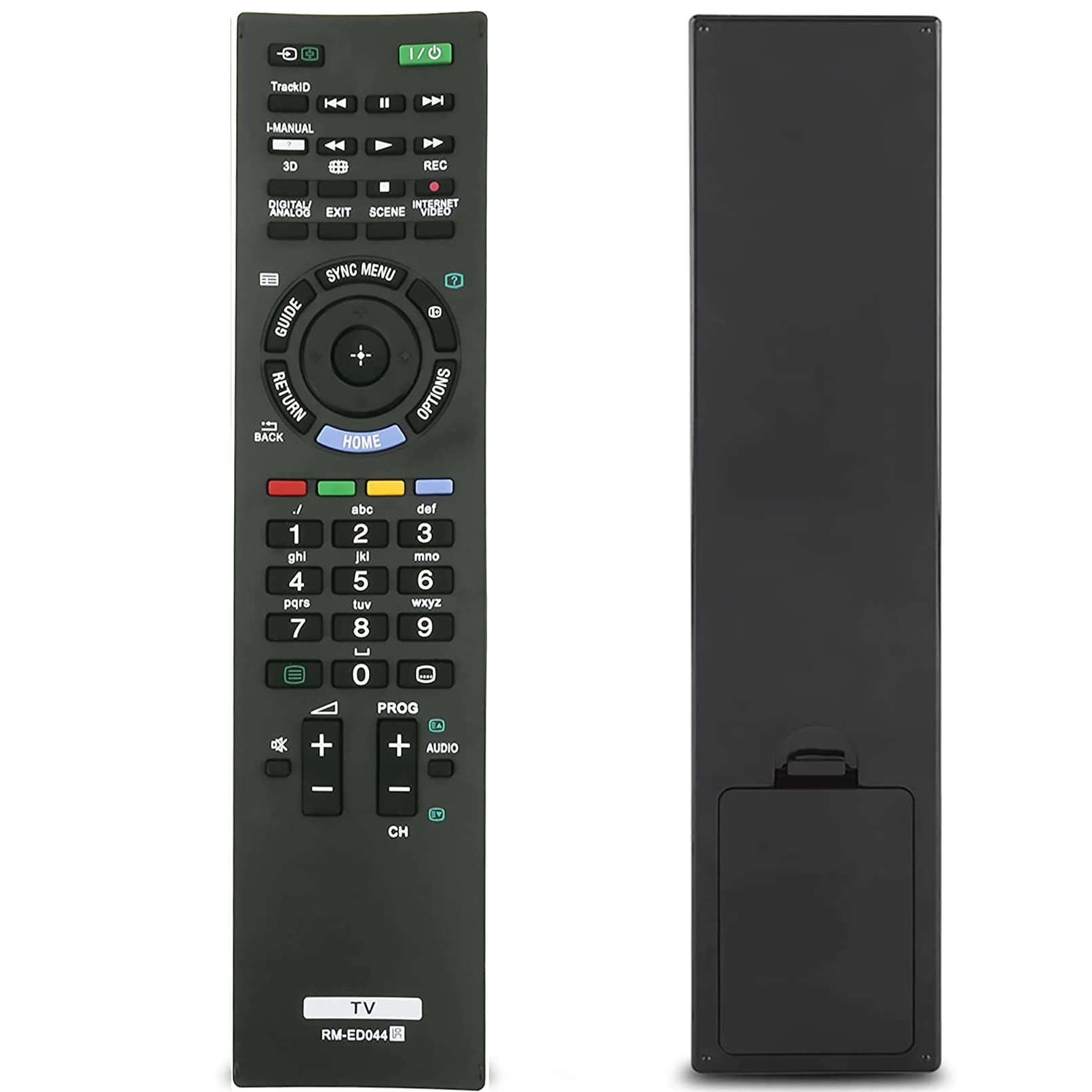 VINABTY RM-ED044 Replacement Remote Control fit for Sony Bravia TV KDL-40EX720 KDL-37EX720 KDL-32EX720 KDL-55EX723 KDL-46EX723 KDL-40EX723 KDL-37EX723 KDL-32EX723 KDL-55EX725 KDL-46EX725