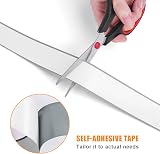 Flintronic Bath Sealant Strip 4.5m Self Adhesive Caulk Tape Grey 20mm Wide view 3