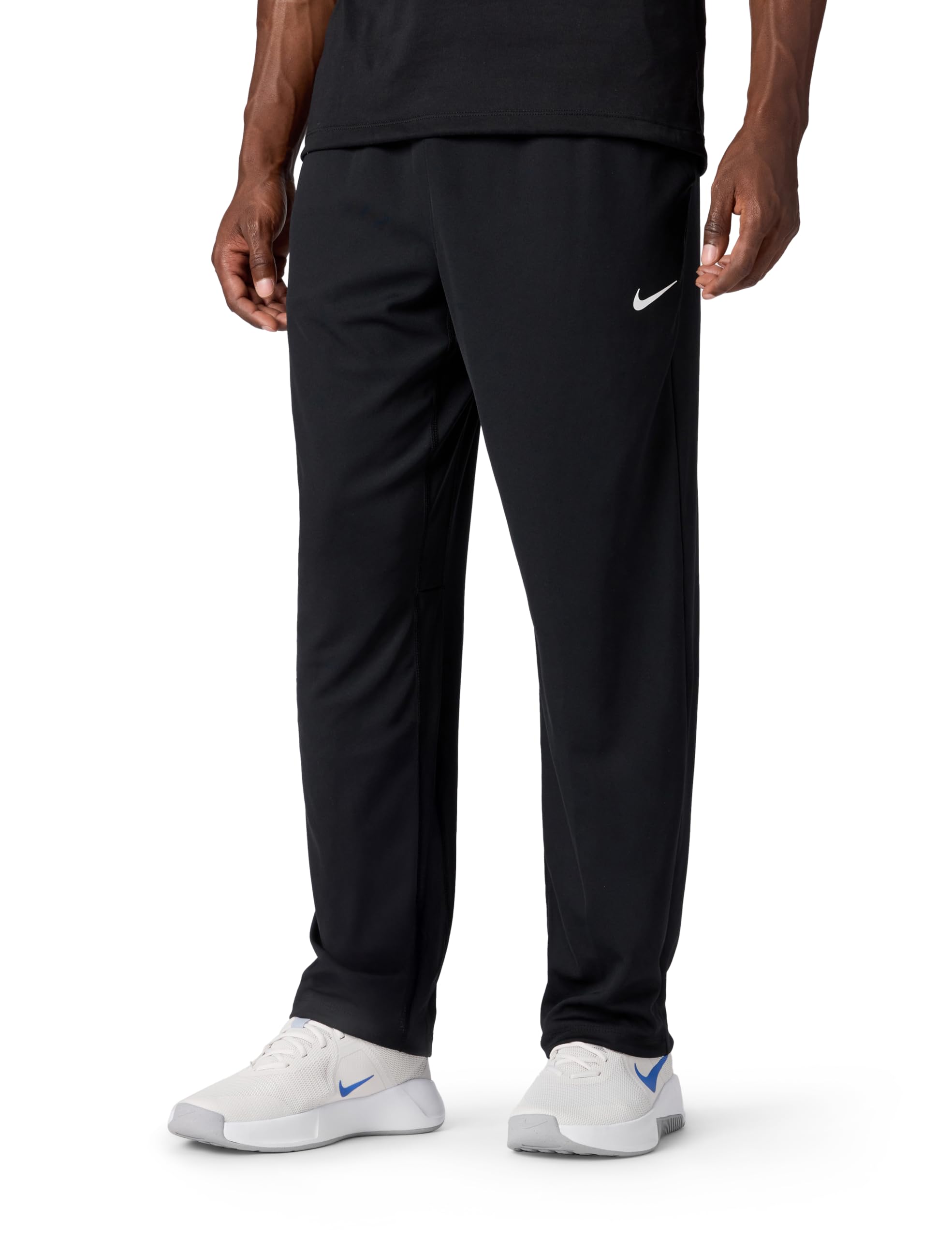 Photo 1 of Nike Men's Totality Dri-Fit Open Hem Versatile Pants, Black/White, X-Large