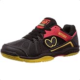 Butterfly Lezoline Rifones Shoes - Professional Table Tennis Shoe with Footwork Support, Flexibility, Shock Absorbing Cushion, Gripping Ping Pong Shoe