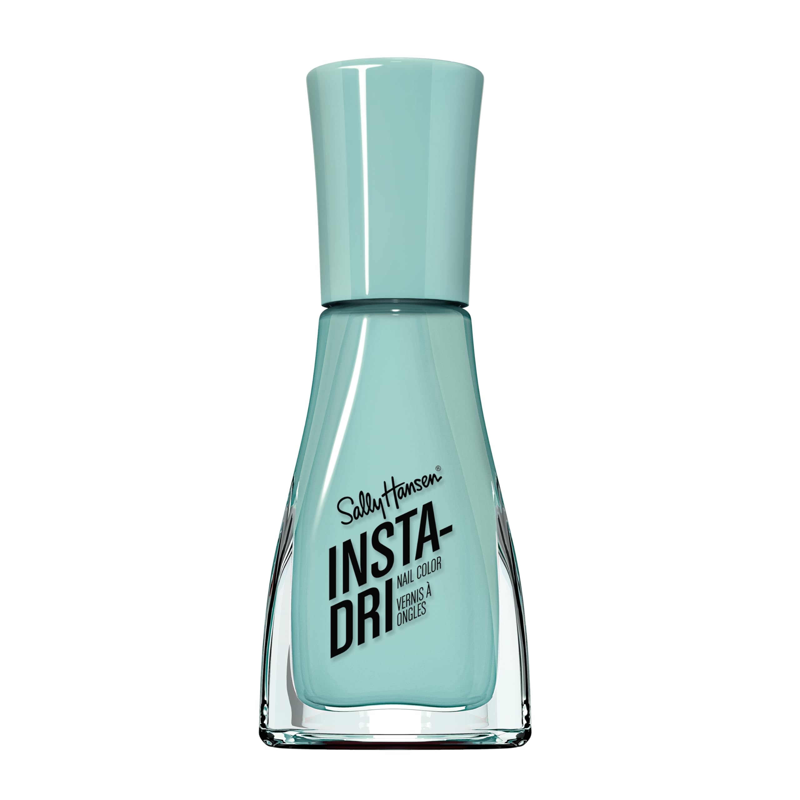 Sally Hansen Insta-Dri Nail Polish, Gain Mo-Mint-Um, 60 Seconds Quick Drying, Long Lasting, Streak Free, Shiny Finish, 3-in-1 Formula, Built in Base and Top Coat, 9.17ml