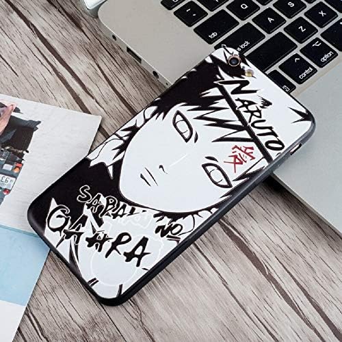 Luxury Black White Naruto Sasuke Kakashi Phone Case for iPhone X 8 7 Plus XR XS Max (6, iPhone 7Plus/8Plus)