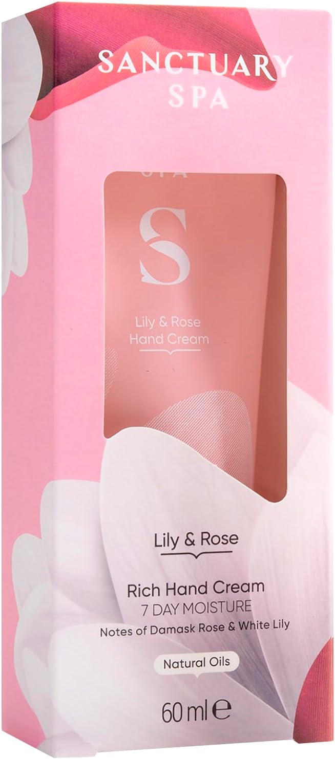 SANCTUARY Lily & Rose Rich Hand Cream 60ml Vegan Cruelty Free