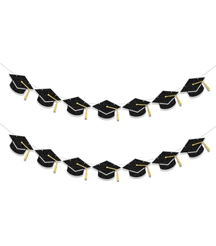BEISHIDA Glitter 'Congrats Class Of 2024' Banner - No DIY, Ready-to-Hang Graduation Party Decor - View #6