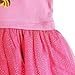 JoJo Siwa Girls' Little Besties Emoji JoJo Bow Siwa Tutu Dress with Tulle Skirt, Pink/Hot Pink, MD-7/8