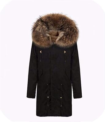real fur lined coat