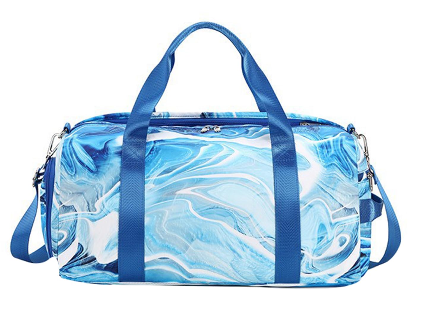 SellerFun Teens Women Travel Bag Girls Gym Duffle Bag Sports Ballet Bag with Shoe Compartment(Blue,23 Liters)