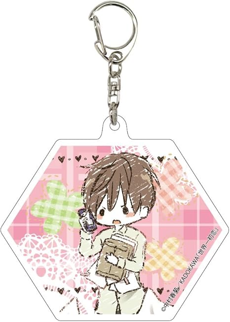Amazon 世界一初恋 01 小野寺律 グラフアートデザイン アクリルキーホルダー 6角形 アニメ 萌えグッズ 通販