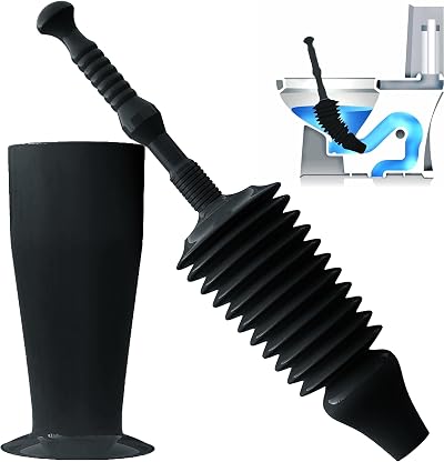 Luigi's World's Best Plunger Unclogger Heavy Duty Water-Powered Plunger