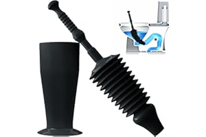 Luigi's Toilet Plungers (Black - Plunger with Storage Holder)
