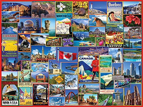 White Mountain Puzzles Best Places in Canada Jigsaw Puzzles (1000 Piece)