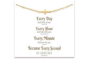 KUNNIAKIR Easter Basket Stuffers, Christian Easter Gifts Cross Bracelet for Women Adult, Religious Bracelet Gifts for Mom, Grandma, Daughter, Granddaughter, Inspirational Faith Jewelry for Friends Sister