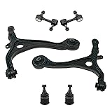 TRQ Front Suspension Kit Ball Joint Control Arm