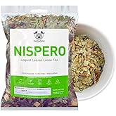 Herbalista - Nispero Herbal Tea 4 oz (113g) - Loquat Leaf | Wildcrafted Loose Leaf Herbal Tea | Natural Mexican Herb for 30+ Cups | Premium Quality Wild Harvested Herb