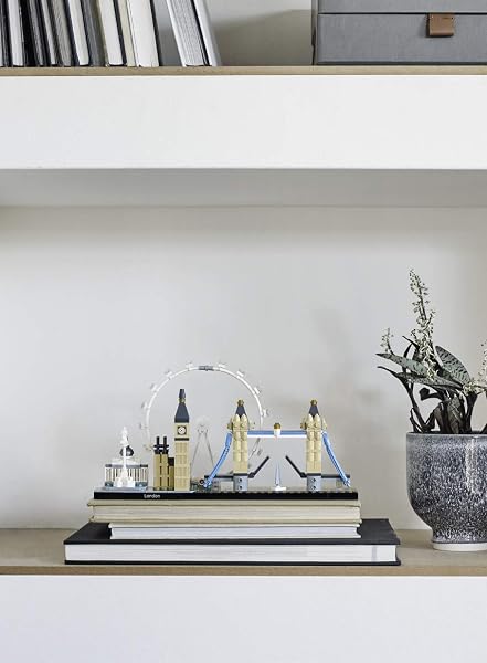 LEGO ARCHITECTURE LONDON SKYLINE COLLECTION 21034 BUILDING SET MODEL KIT AND GIFT FOR KIDS AND ADULTS (468 PIECES)