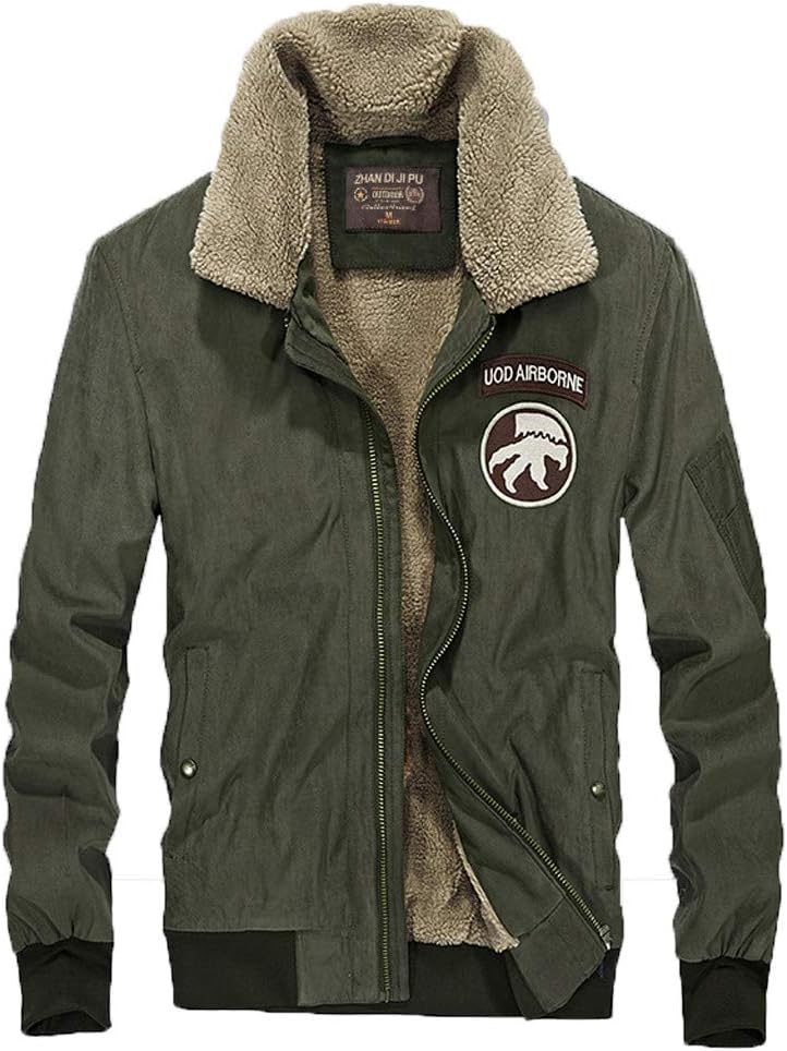 WINJUD Outwear Men, Winter Military Clothing Cotton Tactical Breathable Jacket