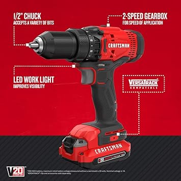 Craftsman CMCK700D2 Power Drills product image 2