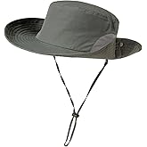 Oversized XL XXL Mens Waterproof UPF50+ Golf Bucket Sun Hats Big Head Boonie Safari Wide Brim Fishing