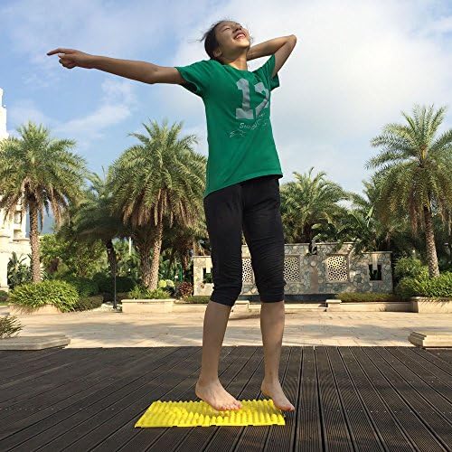 nemoyard Pack of 2 Running Man Korean Outdoor Games Acupressure Massage Foot Mat with Tote Bag