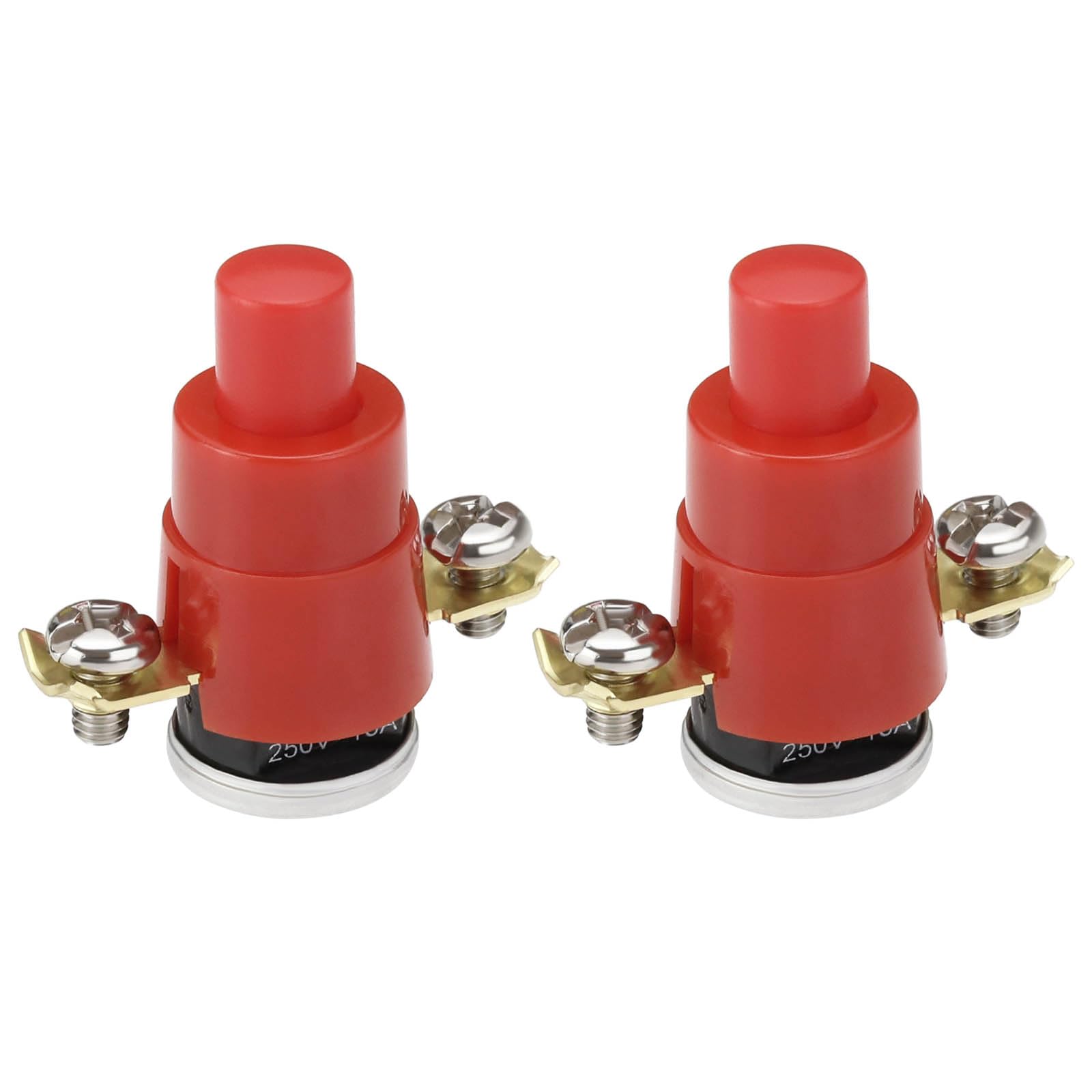 The Lord of the Tools 2Pcs Thermal Self-Resetting Thermal Switch 56°C 250V 16A/10A for Cable Reel Drum Cable Replacement Part Wire Trays Cable Trays Mobile Sockets