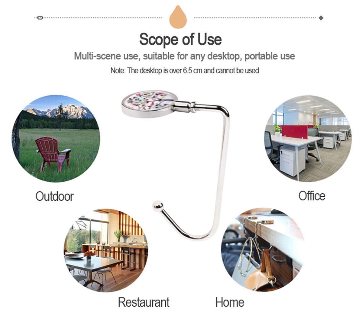 Gancio Per Borsa Da Tavolo Ganci Da Tavolo Per Borse Pezzi A