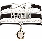 HCChanshi Penguin Bracelet Infinity Love Penguin Jewelry Bracelet For Women, Men, Adult Penguin Lovers, Vacation, Party, Penguin Themed Gifts