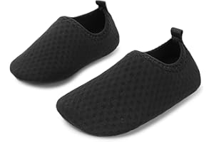 JIASUQI Baby Boys and Girls Barefoot Swim Water Skin Shoes Aqua Socks for Beach Swim Pool