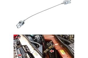DEARGOODAY Front Right or Left Hand Side Stainless Steel Hood Check Cable Safety Catch Lock Line For 2003-2009 Hummer H2 15146196