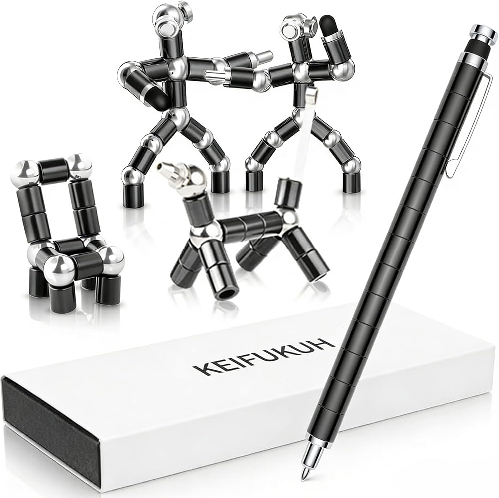 KEIFUKUH Fidget Gel Pen 13-Tube Multi Shape Writing Gadget Gift