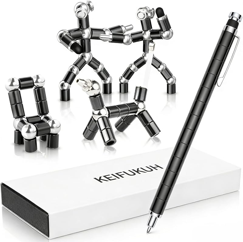 KEIFUKUH Fidget Gel Pen 13-Tube Multi Shape Writing Gadget Gift