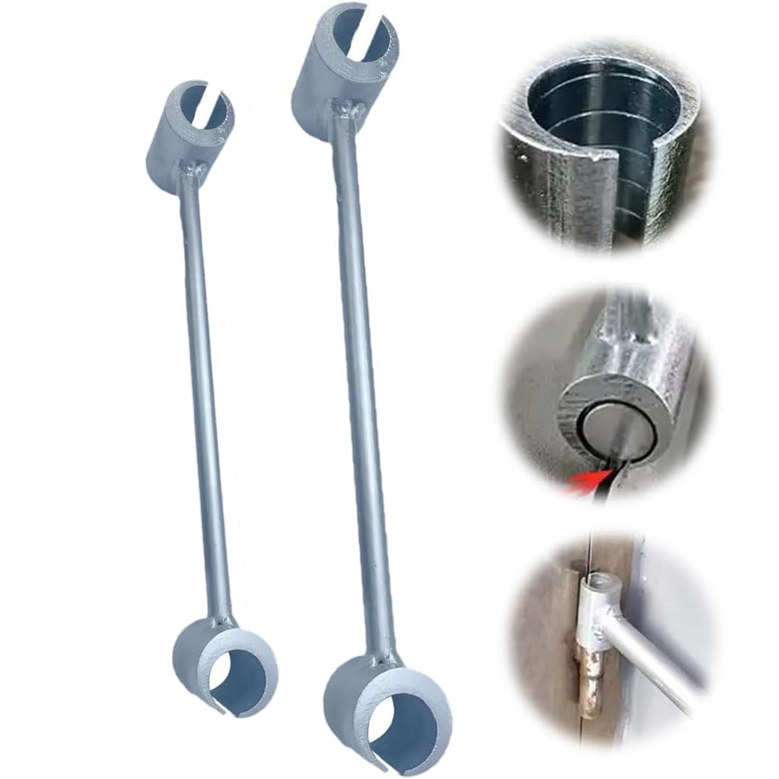 Boxonly Adjustable Hinge Gap Wrench – 2024 New Heavy Duty Door Hinge Repair Tool, Precision Spanner for Flag Hinges and Commercial Doors, Durable Steel Construction (Small and Medium)