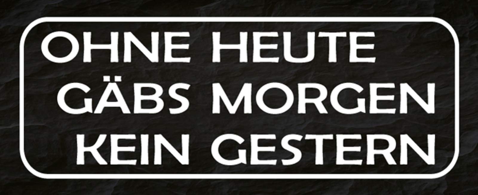 Schatzmix Tin-Plate Sign Wall Plaque, Sheet metal, Multicoloured, 27x10 cm