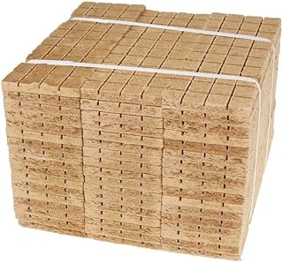 w-mtools Kaminanzünder Würfel 2520 STK - Ofenanzünder 100% natürlich & ökologisch aus Holz & Wachs, Anzünder für Grill, Kamin, Ofen & Lagerfeuer Anleitung & Ratgeber + Zertifiziert